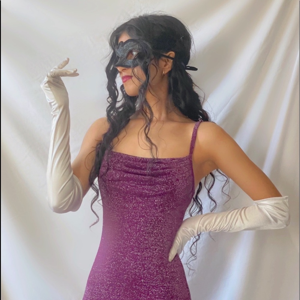 ✨ y2k Sparkly Purple Maxi Dress ✨